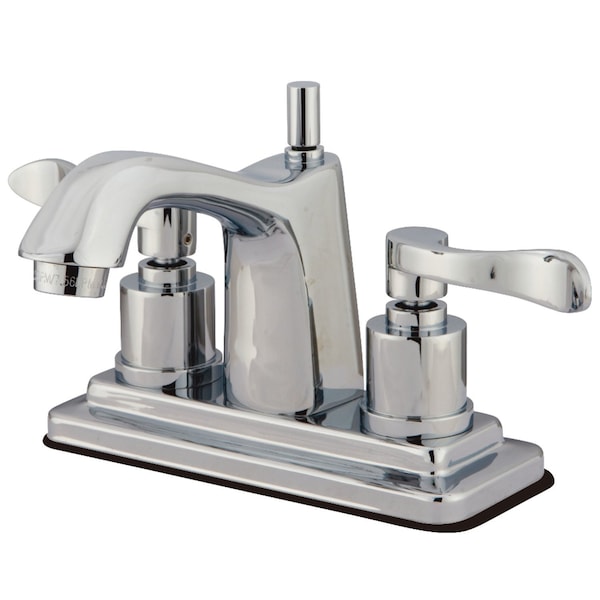 KS8641DFL 4" Centerset Bathroom Faucet, Polished Chrome